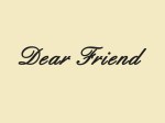 A Letter To A&nbsp;Friend