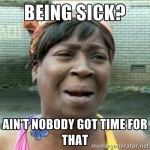 Sick As A Dog :(