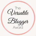 Versatile Blogger Award&nbsp;#3