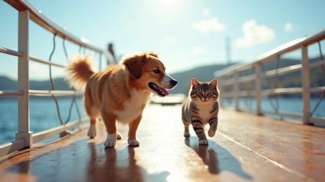 Pets on the Ferry to Rotterdam