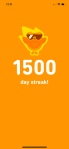 1500 Day Duolingo&nbsp;Streak!!